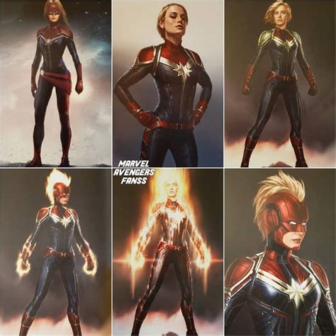 Captain Marvel Concept Art🔥 Which Look Do You Prefer With Mohawk Or