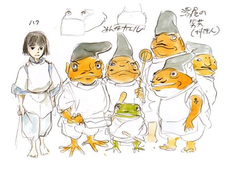 living lines library 千と千尋の神隠し spirited away 2001 character design color concepts