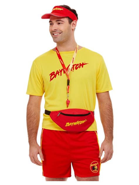 Licensed Baywatch Kit Lifeguard Patrol Beach Costume Fancy Dress Accessory Abracadabra Fancy Dress