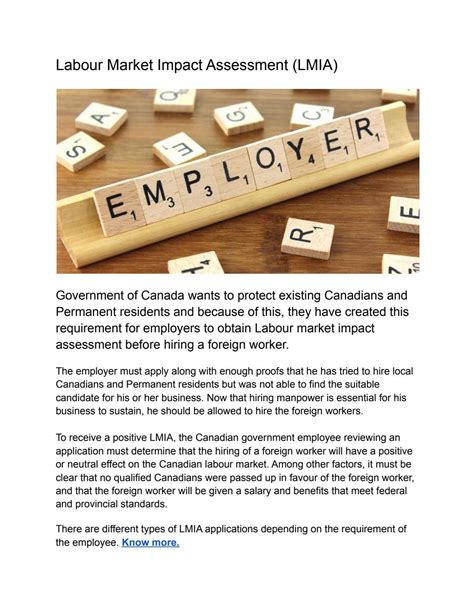 Labour Market Impact Assessment Lmia By Stepwise Immigration Issuu