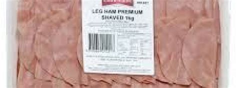 Ham Shaved Leg Kr Castlemaine 1kg Cadell Food Services