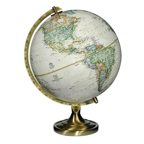 World globe educational map decor spins. Replogle National Geographic Grosvenor 12 in. Desk Globe ...