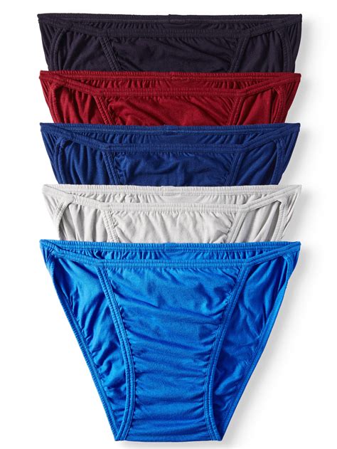 Jockey Men Essentials Comfort String Bikini Pack Walmart Com