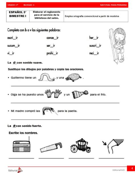 Actividades Para Tercer Grado De Primaria Para Imprimir 2020 2021