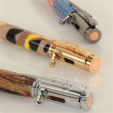 Gunmetal Bolt Action Pen Kit From Psi Pens And Refills