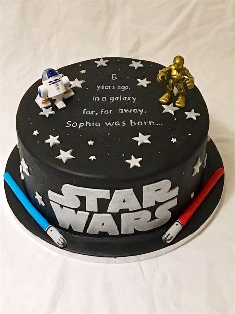 Idea 1 For Bday Cake Also Add Bb8 Star Wars Birthday Cake Star Wars