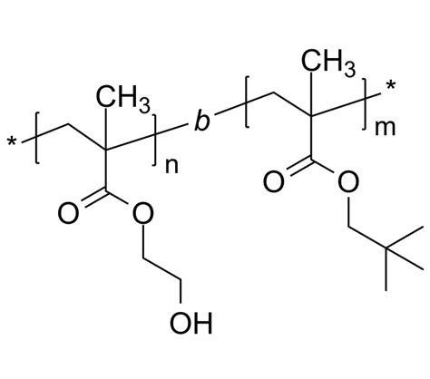 Poly2 Hydroxyethyl Methacrylate B Polyneopentyl Methacrylate