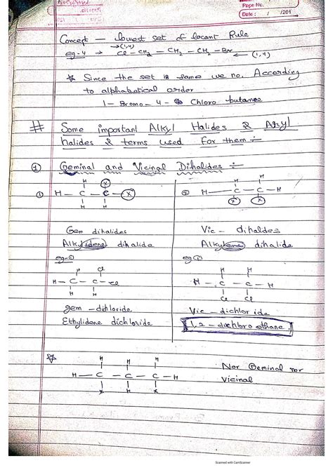 Solution Alkyl Halides And Aryl Halides Hand Written Notes By Yogesh Verma Studypool