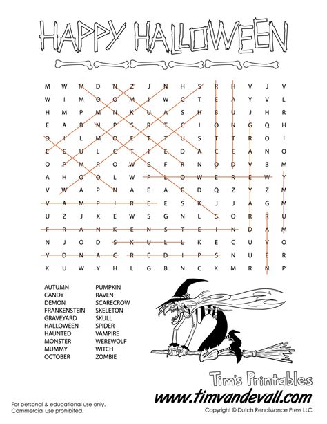 Word search also now gives printable word search printable pdfs which you can consider along with you on the… Halloween Word Search! Free Printable Halloween Activities