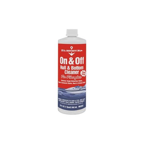 Allow marine deposits and stains. MaryKate® MK2032 - On & Off™ 1 qt. Hull and Bottom Cleaner ...
