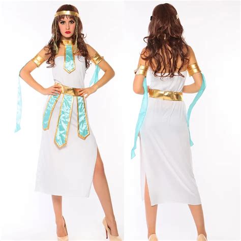 Egyptian Cleopatra Costume Sexy Greek Goddess Costumes Adult Halloween Costumes Queen Costume