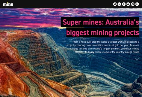 super mines australia s biggest mining projects mine australia magazine issue 4 march 2019