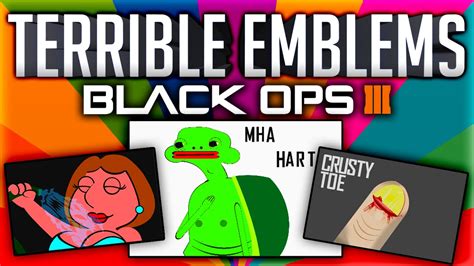Black Ops 3 Terrible Emblems 10 Worst Black Ops 3 Emblem Fails