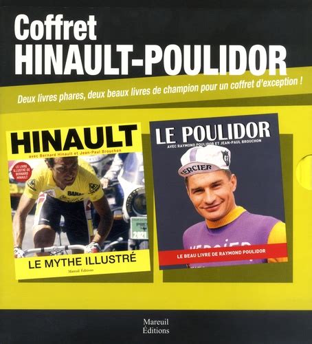 Coffret Hinault Poulidor Avec 2 Volumes De Bernard Hinault