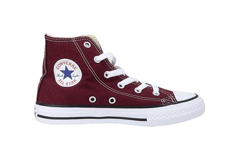 Converse Kids Chuck Taylor All Star High Top Burgundy Shoes 3 Little