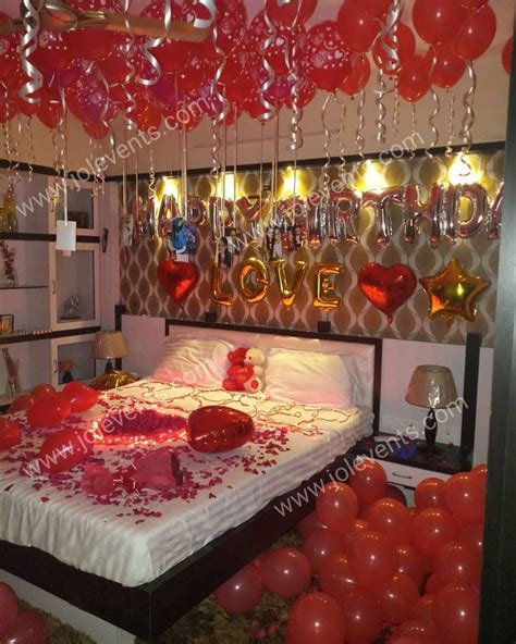 Romantic Birthday Room Decoration For Girlfriend Leadersrooms