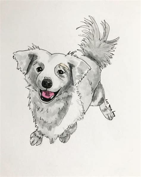 Custom Pet Portrait Watercolor