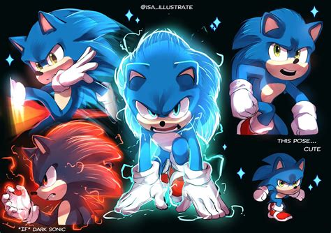 Art Sonic Tails Movie Edition Sonicthehedgehog