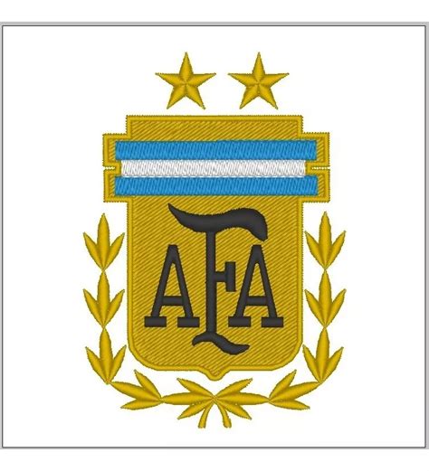 Diseños De Matrices Maquina Bordadora Escudo Afa Argentina 4999 En