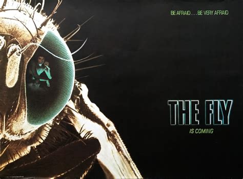 Original The Fly Movie Poster David Cronenberg Jeff Goldblum