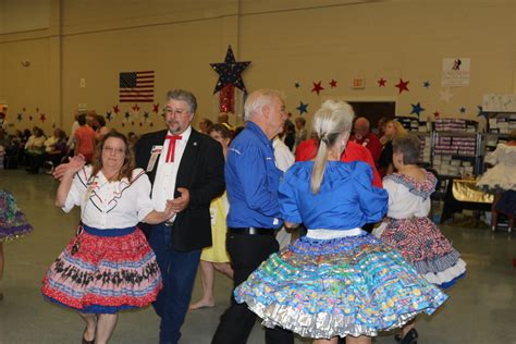 Texas State Square And Round Dancers Dance Stars And Stripes Over Texas