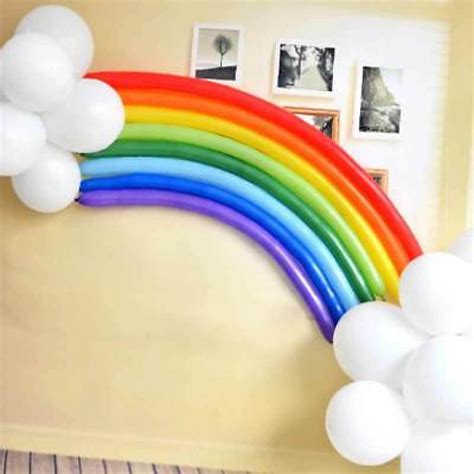 rainbow balloon arch diy kit set party party