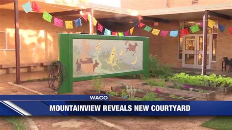 Mountain View Elementary Unveils Newly Renovated Courtyard