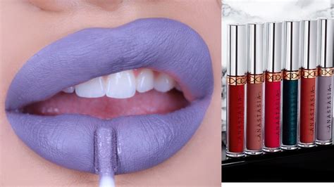 NEW Anastasia Beverly Hills Liquid LIpsticks Lip Swatches YouTube