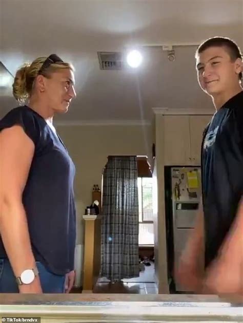 video included son slaps his mom s breasts for bizarre tiktok challenge