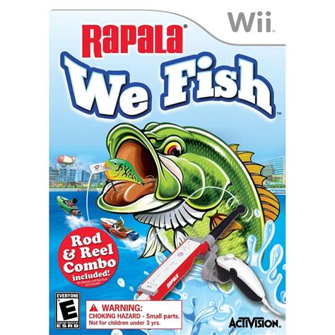 Rapala We Fish With Fishing Rod Nintendo Wii Game