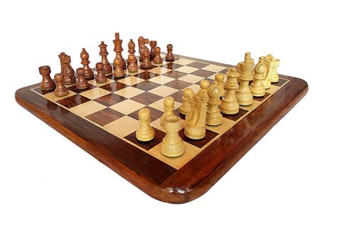 21x21 Inche Wooden Flat Professional Chess Board Etsy