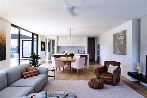 Elsternwick House By Inform Homeadore Elegant Living Room Design