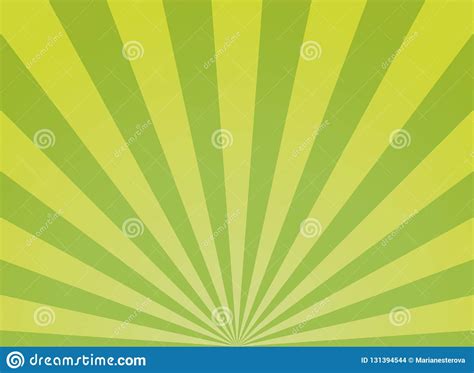 Sunlight Wide Abstract Background Green Color Burst Background Vector