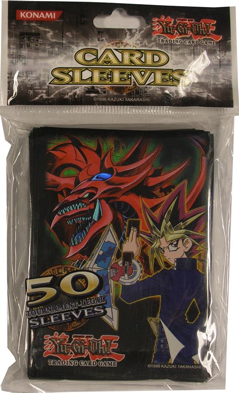 <<< total monster cards <<< total trap cards monster cards spell cards trap cards date: Konami YuGiOh Sleeves - Yugi & Slifer Box | Potomac Distribution