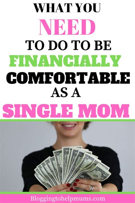What You Need To Do To Be Financially Comfortable As A Single Mom