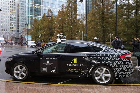 Addison Lee Launches Self Driving Taxi Trials In Canary Wharf
