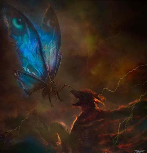 King of the monsters 4k, hdr. Thanakan on Instagram: "Mothra vs Rodan ...