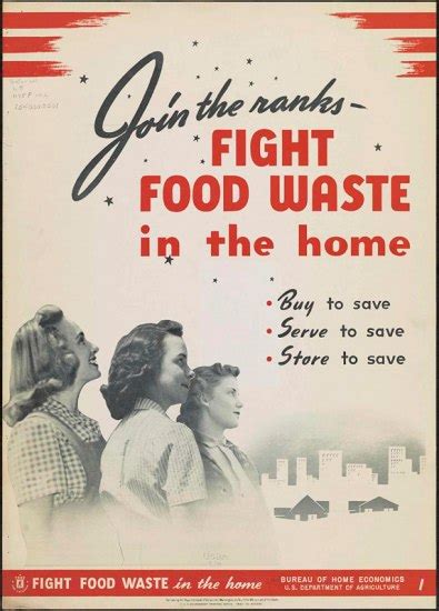 Bureau Of Home Economics Poster 1941 That Reads Join The Ranks