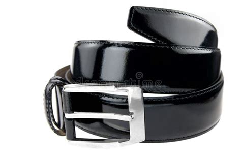 Black Leather Belt Stock Photo Image Of Harnesses Clothing 12288716