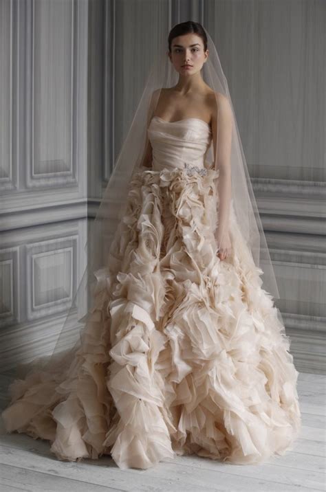 Monique Lhuillier Wedding Dresses Pure Romance Spring 2012 Onewed