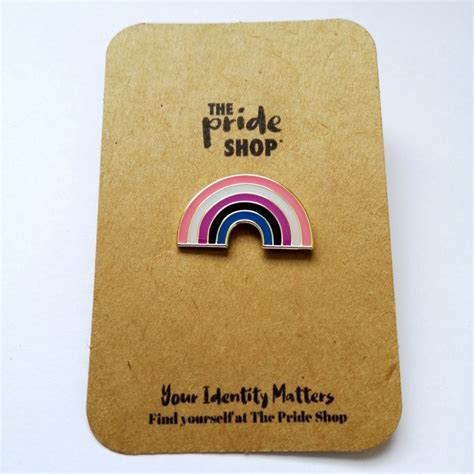 Gender Fluid Flag Rainbow Pin Badge