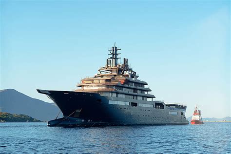 183m Yacht Rev Ocean Arrives In Norway For Outfitting Syt
