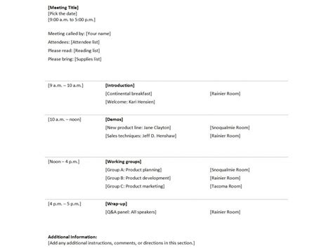 From the main window in word or excel simply it is advisable to use excel as it is easier to format, and it can create calculations right away through its excel formulas. Meeting Agenda Template Word | Meeting Agenda Word Template