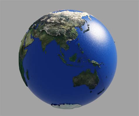 Artstation 3d Model Earth Globe Hd Resources