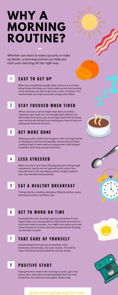 Why A Morning Routine Morning Routine Checklist Morning Routine