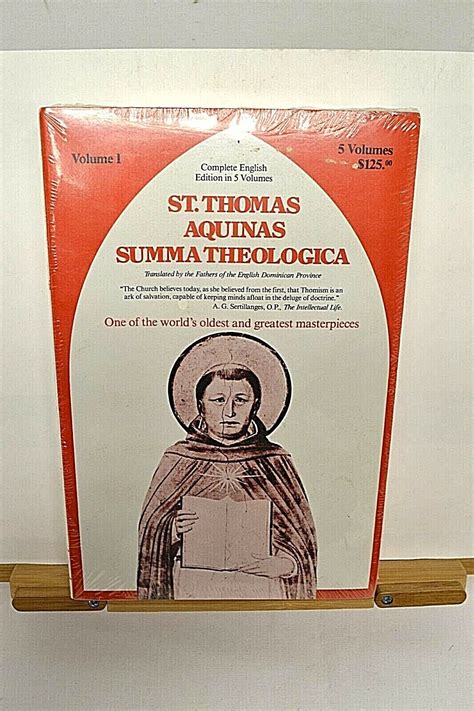 Saint Thomas Aquinas Summa Theologica Christian Classics Volume 1 Paperback Ebay