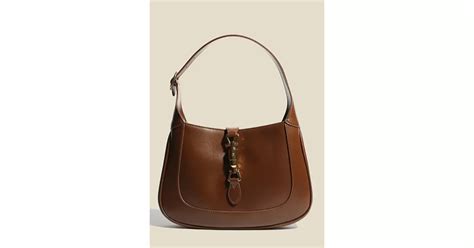 Daphne Leather Shoulder Bag Brown
