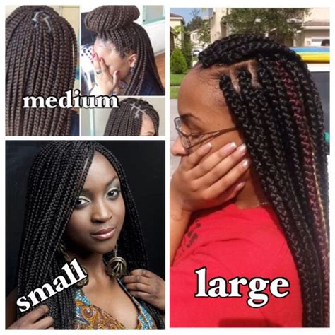 The Complete Guide To Box Braid Sizes In Box Braids Hairstyles My Xxx Hot Girl