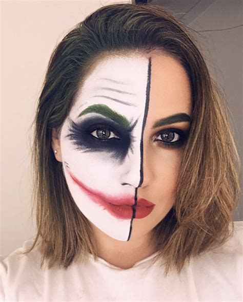The Joker Inspired Halloween Makeup Ig Vangalmua Unique Halloween