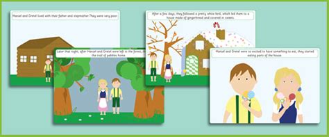 Early Learning Resources Hansel And Gretel Story Sequencing Cards